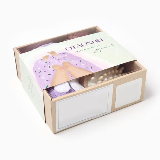 Подарочный набор Этель. Отдохни, полотенце 35?60 см, мочалка, пемза  фото 8