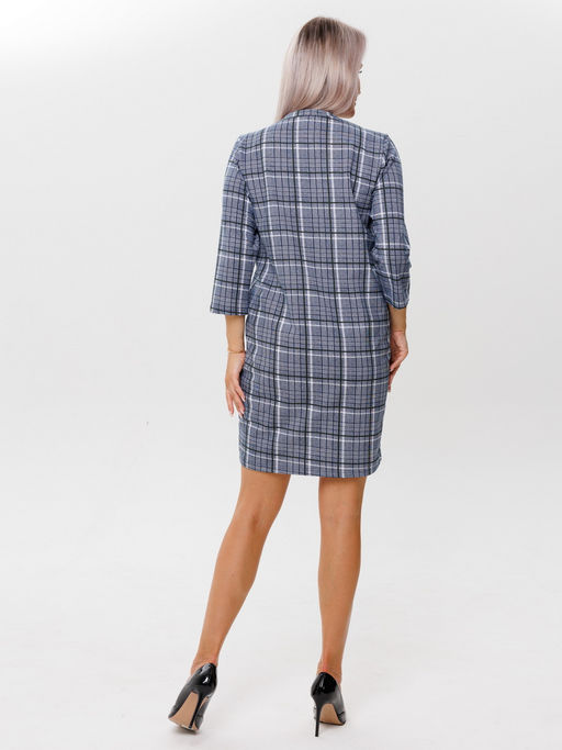 Платье женское П-139 (футер с лайкрой) Бордовая