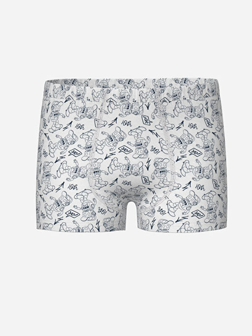 Bask?l? Erkek ?ocuk Boxer 3l? - Waikiki фото 3