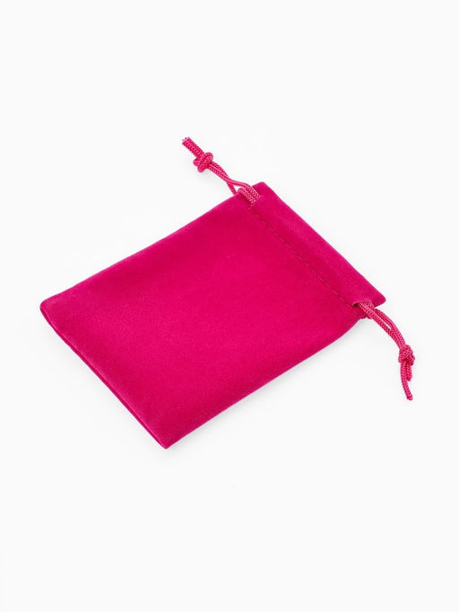 Набор мешочков бархатных 50 шт. , 7×9 см, ярко-розовый
