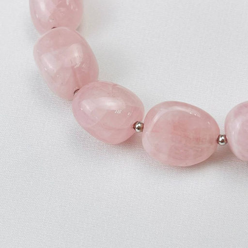 Браслет из Розового кварца 17 см - Радуга самоцветов фото 3