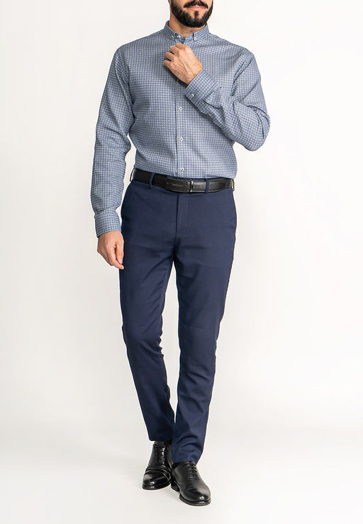 Сорочка мужская длинный рукав GREG 323/131/1493/Z/b/1p  фото 5