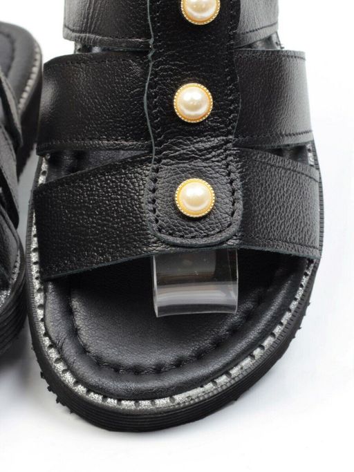 08-K18 BLACK Сандалии женские (натуральная кожа) - Фабричный китай фото 15