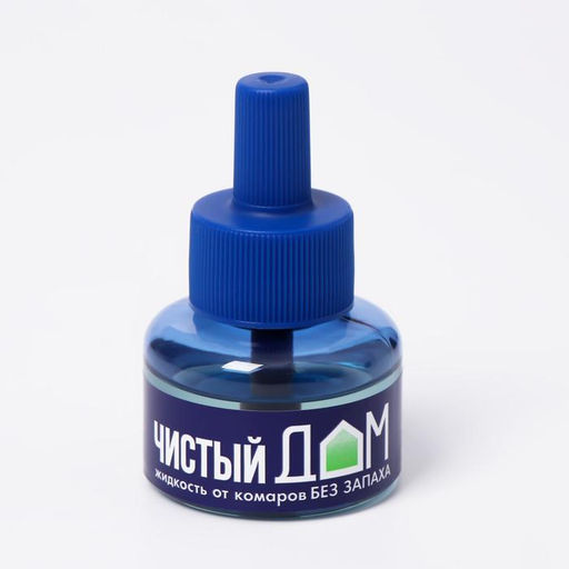Цена за 2 шт. Дополнительный флакон-жидкость от комаров Чистый дом, без запаха, 30 ночей