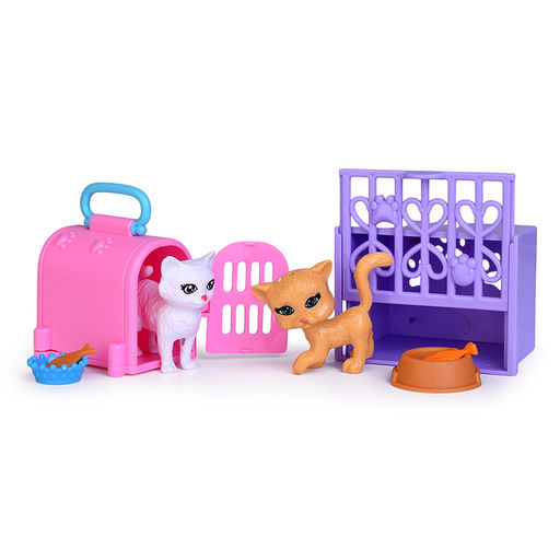 Кукла с аксессуарами "Cat care" в коробке