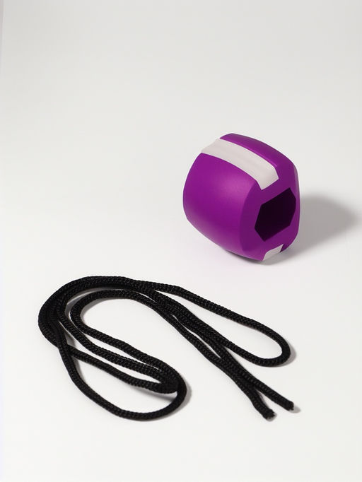 Массажёр - эспандер для скул и челюсти, 3.6×3×3 см, фиолетовый
