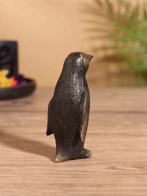 Сувенир «Пингвин», 3×3×7 см, бронза