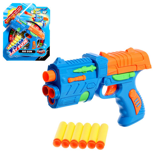 Пистолет Фом, стреляет мягкими пулями, цвета МИКС