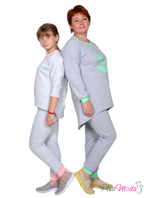 Костюм спортивный Модель №135 на рост 134-164 - Plusmoda фото 8