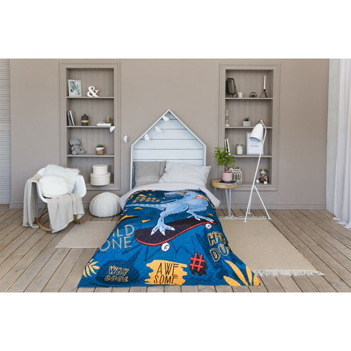 Покрывало детское Этель 1,5 сп T-rex, 145х210 см, микрофибра  фото 6