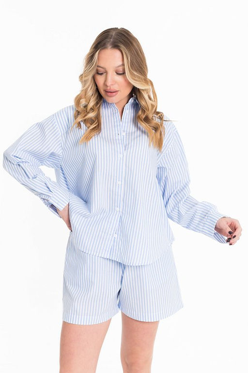 Костюм М325036а голубой - Елена фото 2