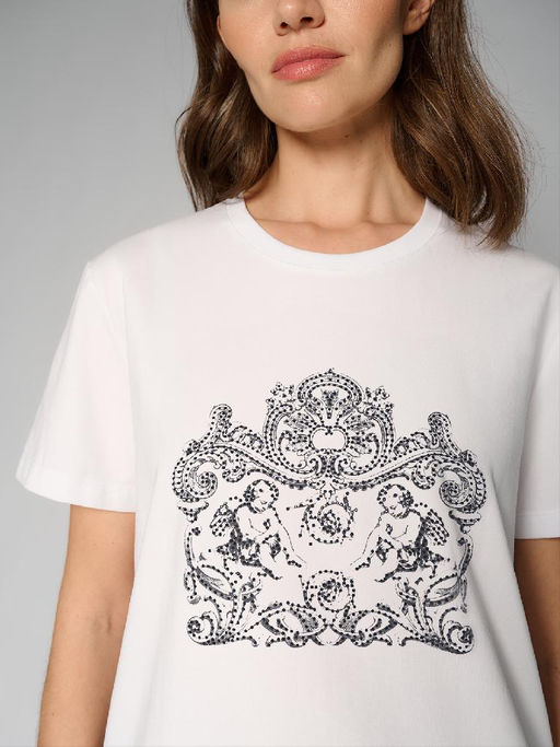 Футболка женская 12411-42030 white - Eleganzza фото 4