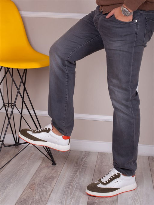 Кроссовки мужские модные в стиле повседнев 42000-01 Хаки - Piniolo фото 2