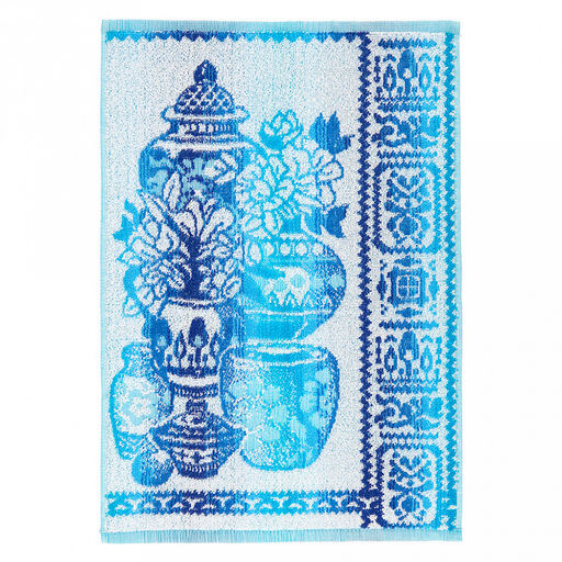 Полотенце кухонное махровое 30х50см, пестротканое, плотность 420гр/м2, хлопок 100%, "Утварь" (Россия)