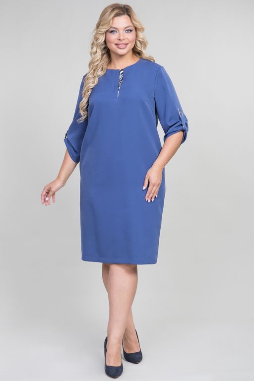 Платье 1267 кобальтовый - Novita фото 2