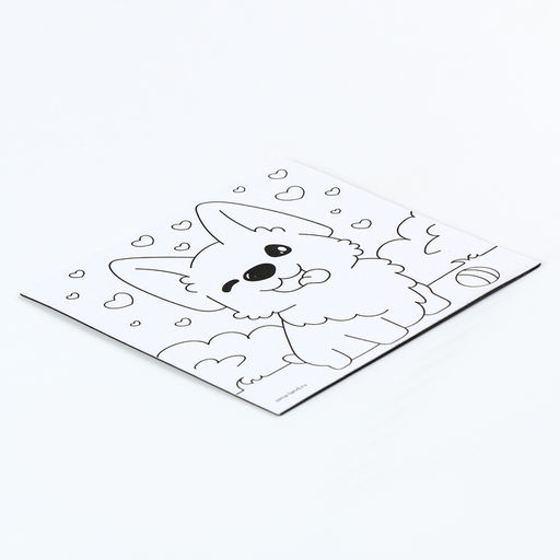 Цена за 2 шт. Магнит-раскраска «Корги», 10 × 10 см