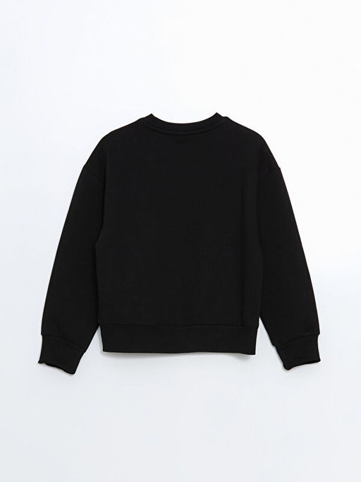 Bisiklet Yaka K?z ?ocuk Kal?n Sweatshirt - Waikiki фото 3