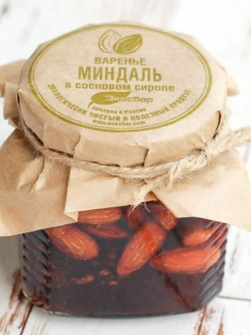 Миндаль в сосновом сиропе 150 г Новинка