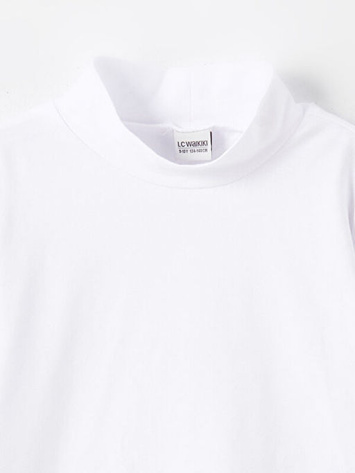 Yar?m Bal?k?? Yaka K?z ?ocuk Ti??rt - Waikiki фото 2