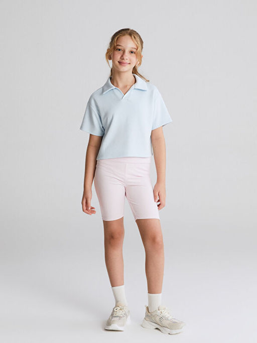 Polo Yaka K?z ?ocuk Ti??rt