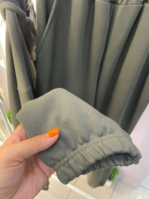 265ПМ Костюм мужской на молнии, хаки (3хнитка петля) - Knitka wear фото 6