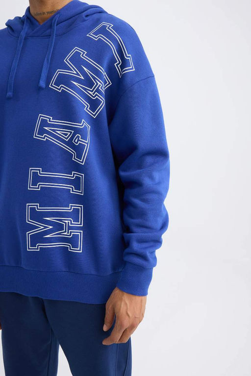 DeFactoFit Толстовка оверсайз с капюшоном NBA Miami Heat  фото 5