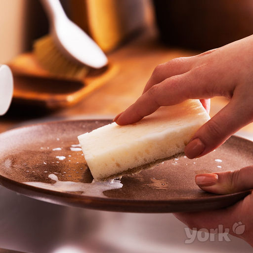 Губка для посуды 2 шт ЭКО Натурал "YORK" арт.030200