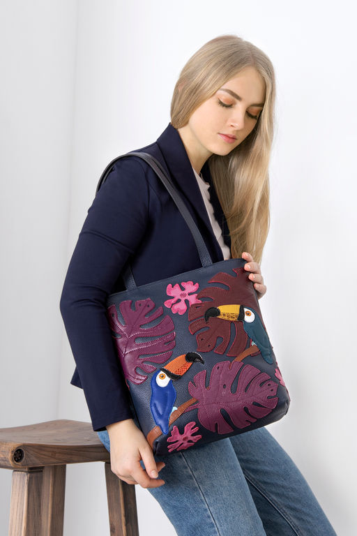 Сумка с аппликацией ДС-517-281