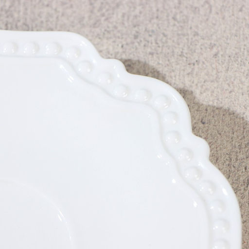 Чайная пара фарфоровая Magistro Сюита, 2 предмета: кружка 250 мл, блюдце d=15,5 см, цвет белый фото 3