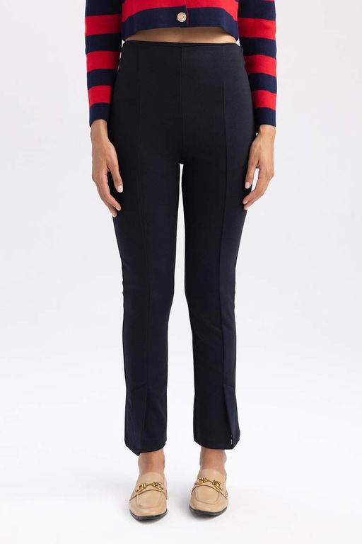 Укороченные брюки с высокой талией - Defacto фото 3