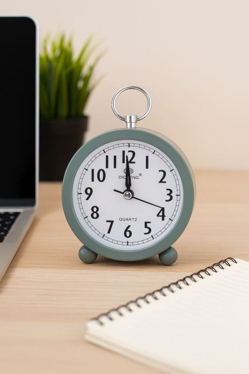 Часы-будильник "Every day", green