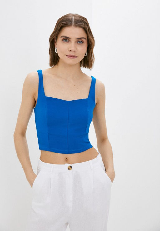 Приталенная блузка-топ корсетного кроя - Incity фото 14