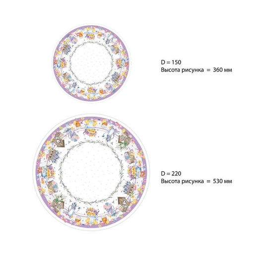 Скатерть Этель Spring easter d=214см +/-3см, 100% хлопок, саржа 190 гр/м2  фото 26