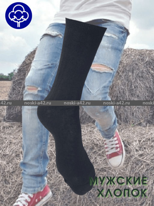 Цена за 10 пар. Пирамида носки мужские М-10 черные 29  фото 49