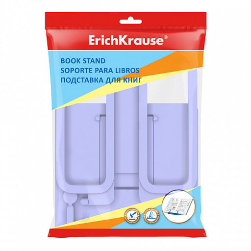 Цена за 1 шт. Подставка для книг пластиковая ErichKrause Base, Pastel, розовый  фото 6