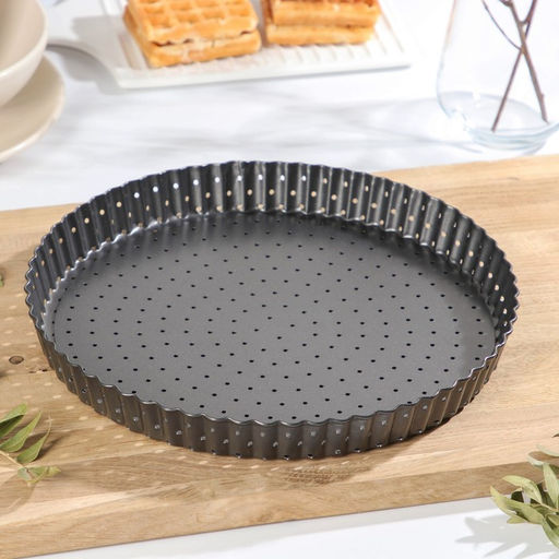 Форма для выпечки Доляна Galaxy, 26×3 см, разъёмная, перфорированная, антипригарное покрытие