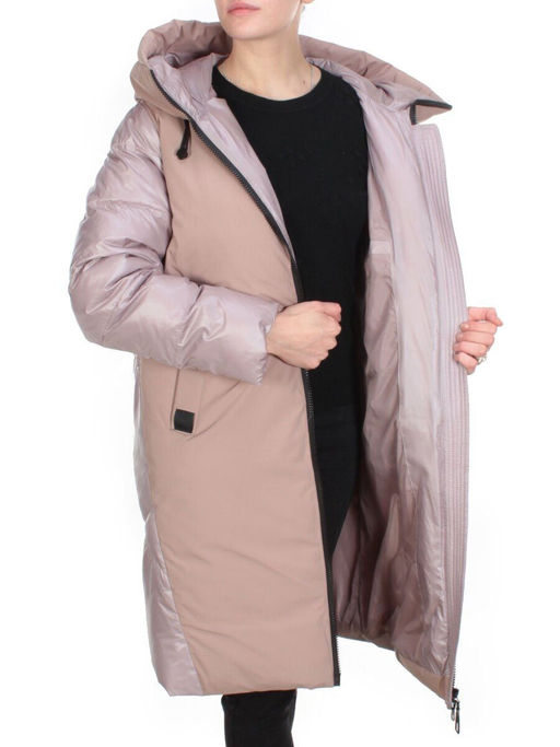 2235 PINK POWDER Пальто женское зимнее AKIDSEFRS (200 гр. холлофайбера) - Fashion фото 8