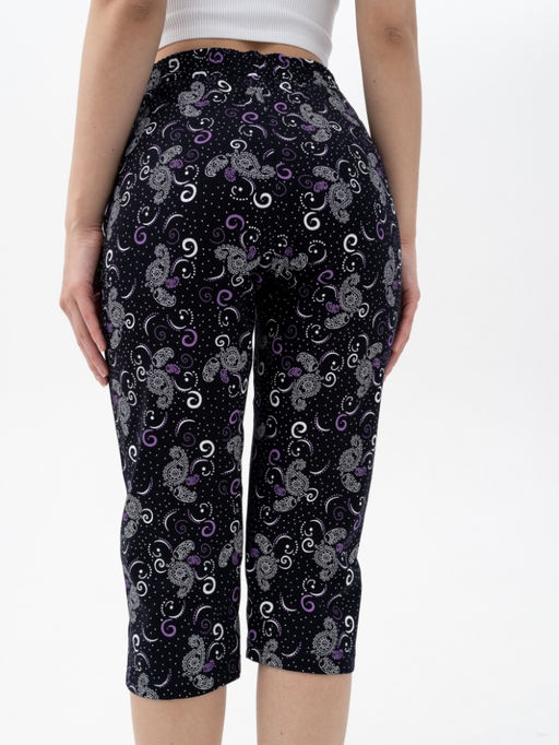 Бриджи жен.арт.1137/1-4,черно-сиреневые - Binita фото 5