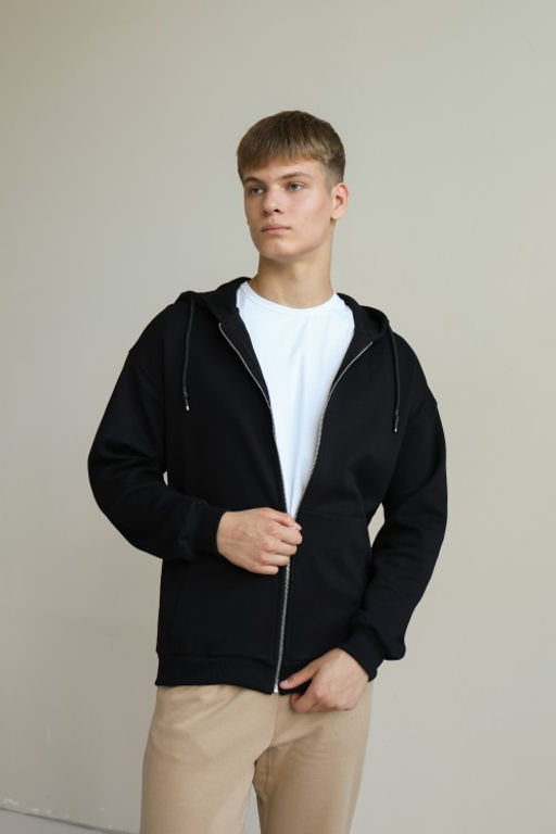 футер 3-нитка начес высокое качество пенье толстовка - Knitka wear фото 3