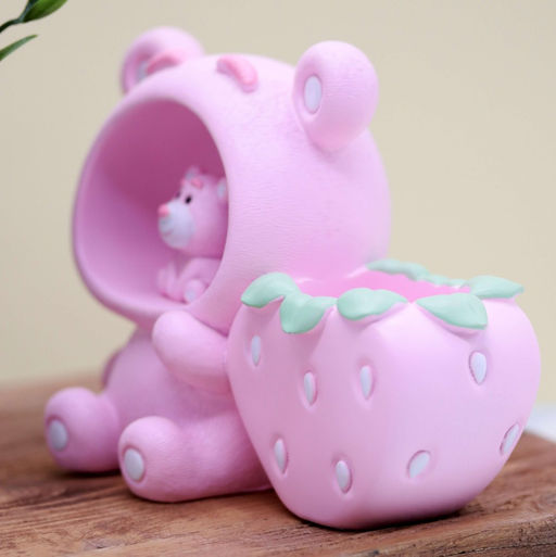 Подставка для канцелярских принадлежностей Strawberry bear, pink