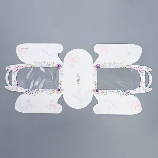 Цена за 5 шт. Коробка под маленький торт, кондитерская упаковка, Венок, 15?15?18 см