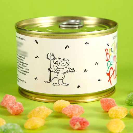 Монпансье Воспитатель, карамель леденцовая в консервной банке, 140 г - Simaland фото 2