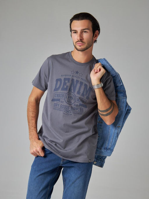 Футболка мужская арт. 02285/Denim - F5 фото 2