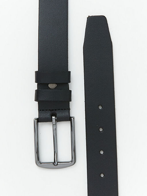 Deri G?r?n?ml? Erkek Kemer