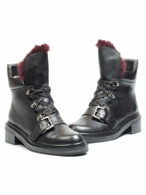 01-H001-3637-N380K BLACK Ботинки демисезонные женские (натуральная кожа, байка) - No name фото 13