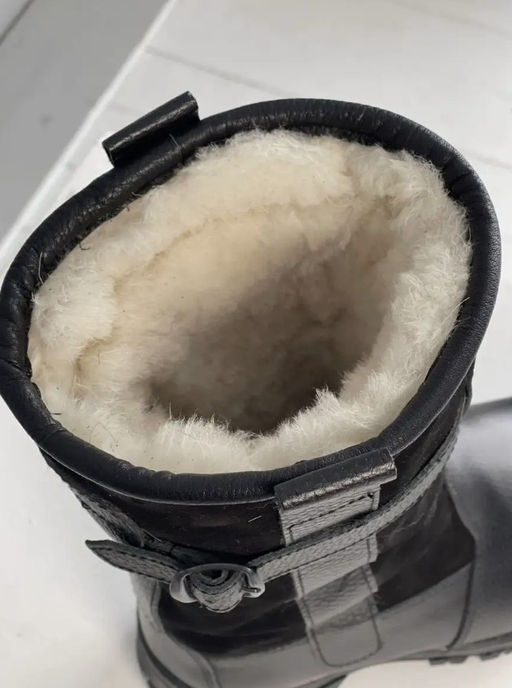 Монголки высокие черные, литая подошва