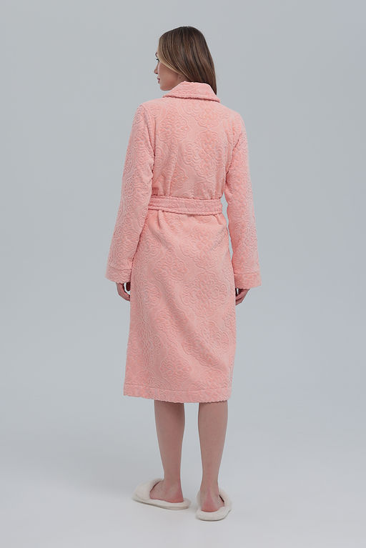 Халат жаккардовый стриженный (велюр) односторонний женский - Vladi collection фото 10