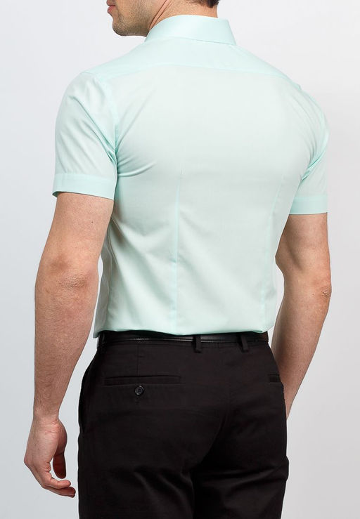 Сорочка мужская короткий рукав GREG 410/309/FR MINT/ZV  фото 2