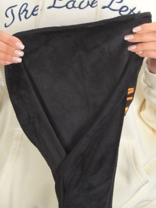 7004-7 BLACK Худи женское на флисе