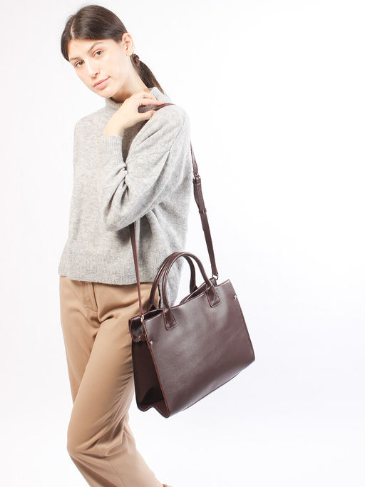 LACCOMA сумка НИ8322-бордовый натуральная кожа